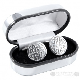 Cufflinks - Round Eternity 4x Knot