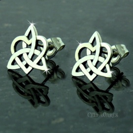 Sister Knot Stud Earrings