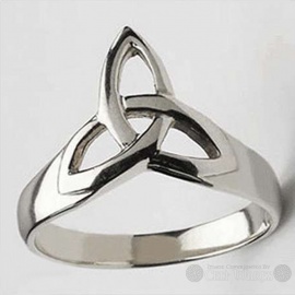 Stainless Steel Trinity Knot Ring