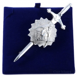 Star Masonic Pewter Kilt Pin