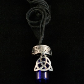 Trinity and Claddagh Bottle Pendant