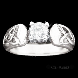 Trinity Raised CZ Ring