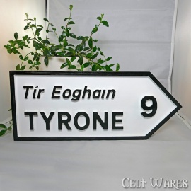 Tyrone Road Sign