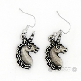 Unicorn Head Earrings