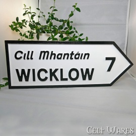 Wicklow Road Sign