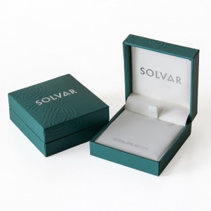 Shamrock Studs - Sterling Sliver Enamel Earrings Box