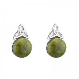 Connemara Marble Trinity Studs