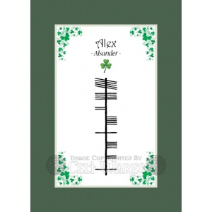 Alex - Ogham First Name