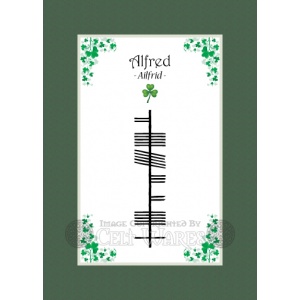Alfred - Ogham First Name