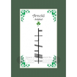 Arnold - Ogham First Name
