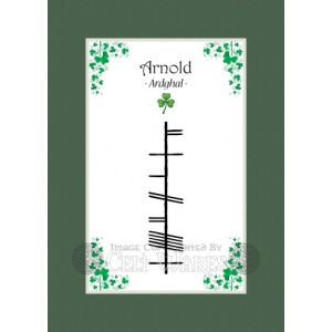 Arnold - Ogham First Name