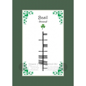 Basil - Ogham First Name