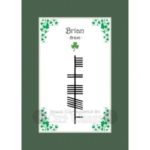 Brian - Ogham First Name