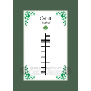 Cahill - Ogham First Name