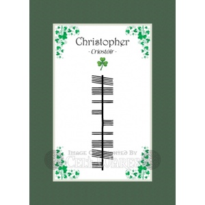 Christopher - Ogham First Name