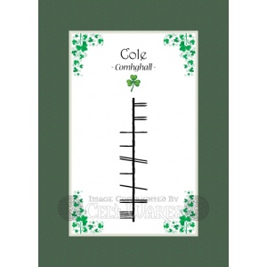Cole - Ogham First Name