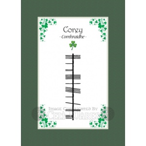 Corey - Ogham First Name