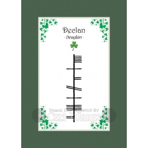 Declan - Ogham First Name