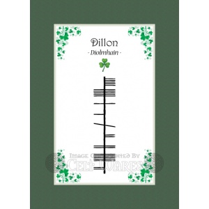 Dillon (Ancient) - Ogham First Name