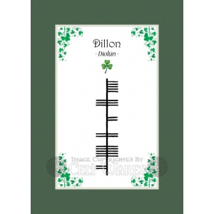 Dillon (Modern) - Ogham First Name