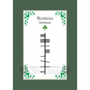 Dominic - Ogham First Name