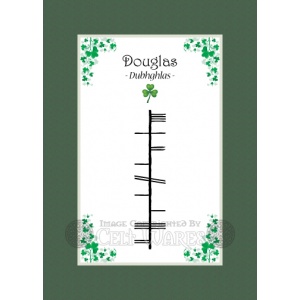 Douglas - Ogham First Name