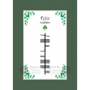 Felix - Ogham First Name