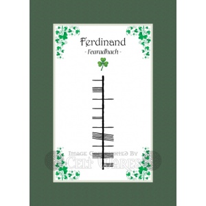 Ferdinand - Ogham First Name