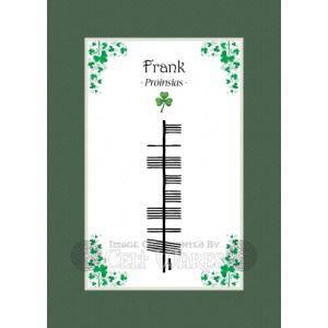 Frank - Ogham First Name