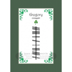 Gregory - Ogham First Name