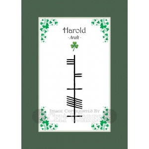 Harold - Ogham First Name