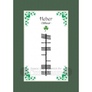 Heber - Ogham First Name