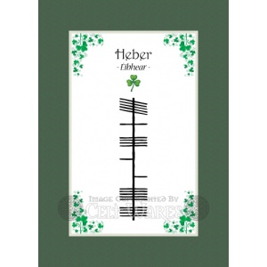 Heber - Ogham First Name