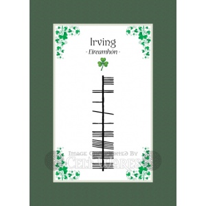 Irving - Ogham First Name