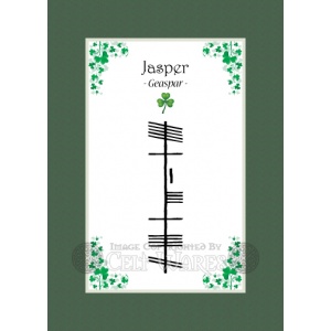 Jasper - Ogham First Name