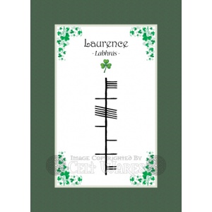 Laurence - Ogham First Name