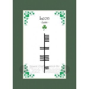 Leon - Ogham First Name