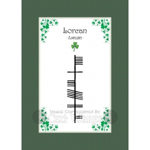 Lorcan - Ogham First Name