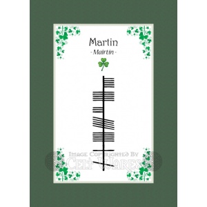 Martin - Ogham First Name