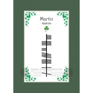 Martin - Ogham First Name