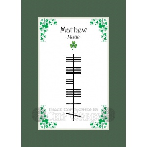 Matthew - Ogham First Name