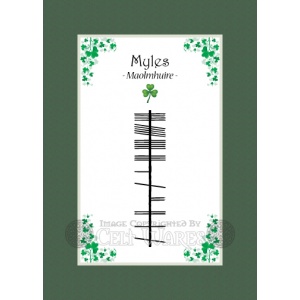 Myles - Ogham First Name