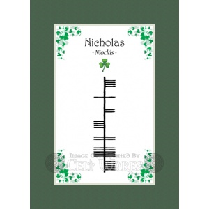 Nicholas - Ogham First Name