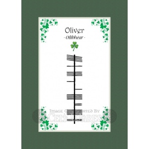 Oliver - Ogham First Name