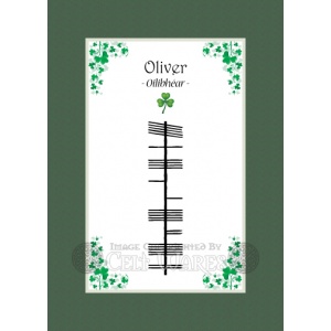 Oliver - Ogham First Name