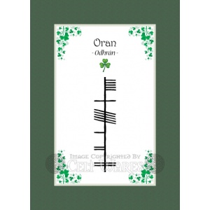 Oran - Ogham First Name