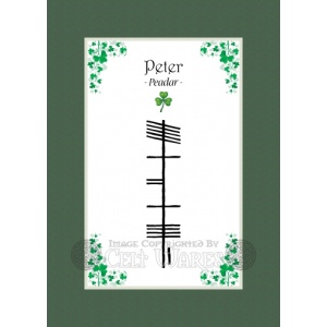 Peter - Ogham First Name