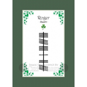 Roger - Ogham First Name