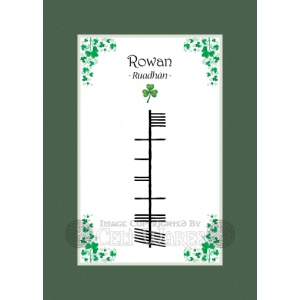 Rowan - Ogham First Name