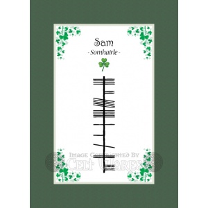 Sam - Ogham First Name